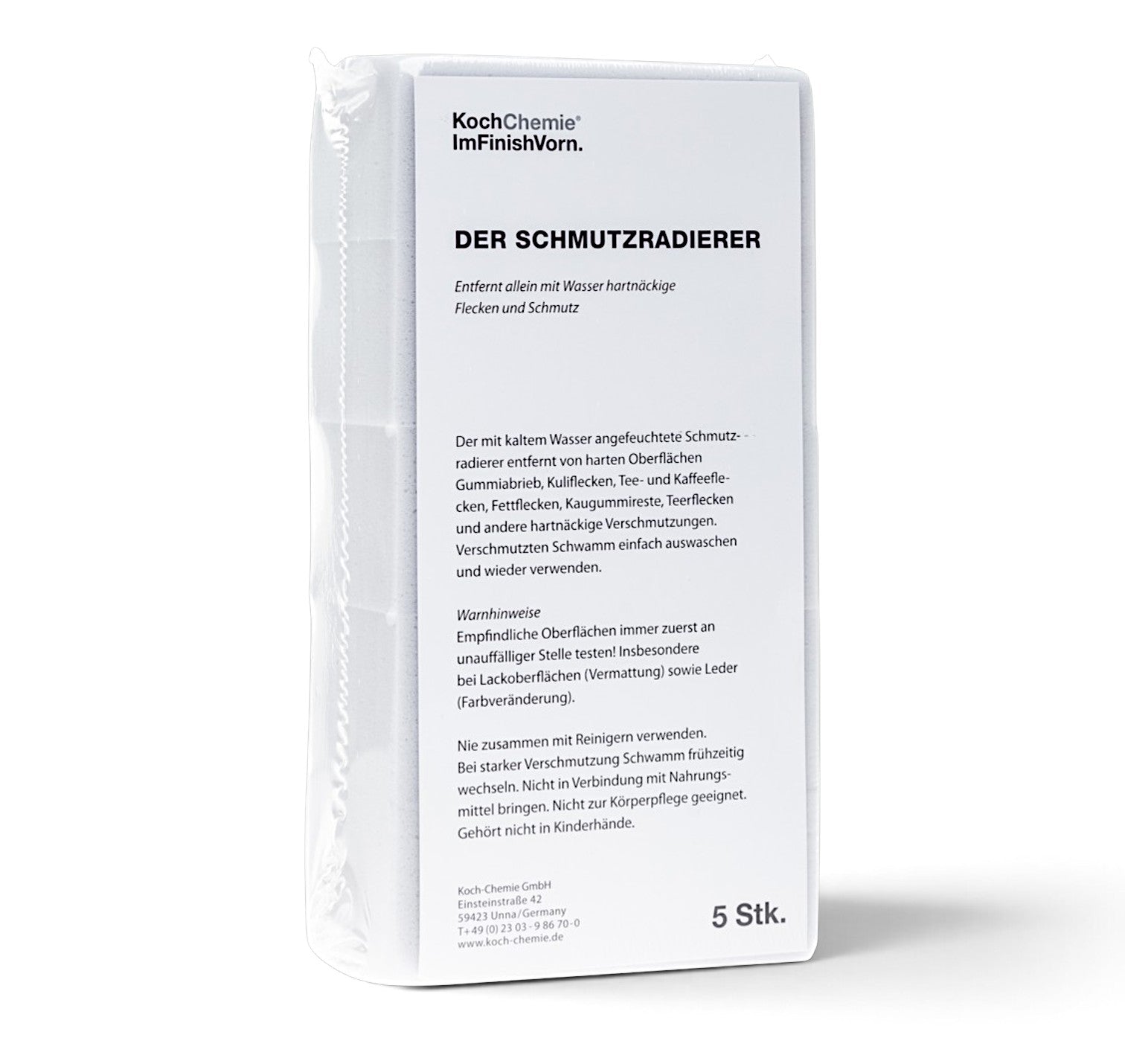 Koch-Chemie Dirt Eraser Cleaning Sponges (Pack of 5)