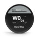 Koch-Chemie Hand Wax W0.01 carnauba-based paste wax in a black 175ml container for automotive paint protection.