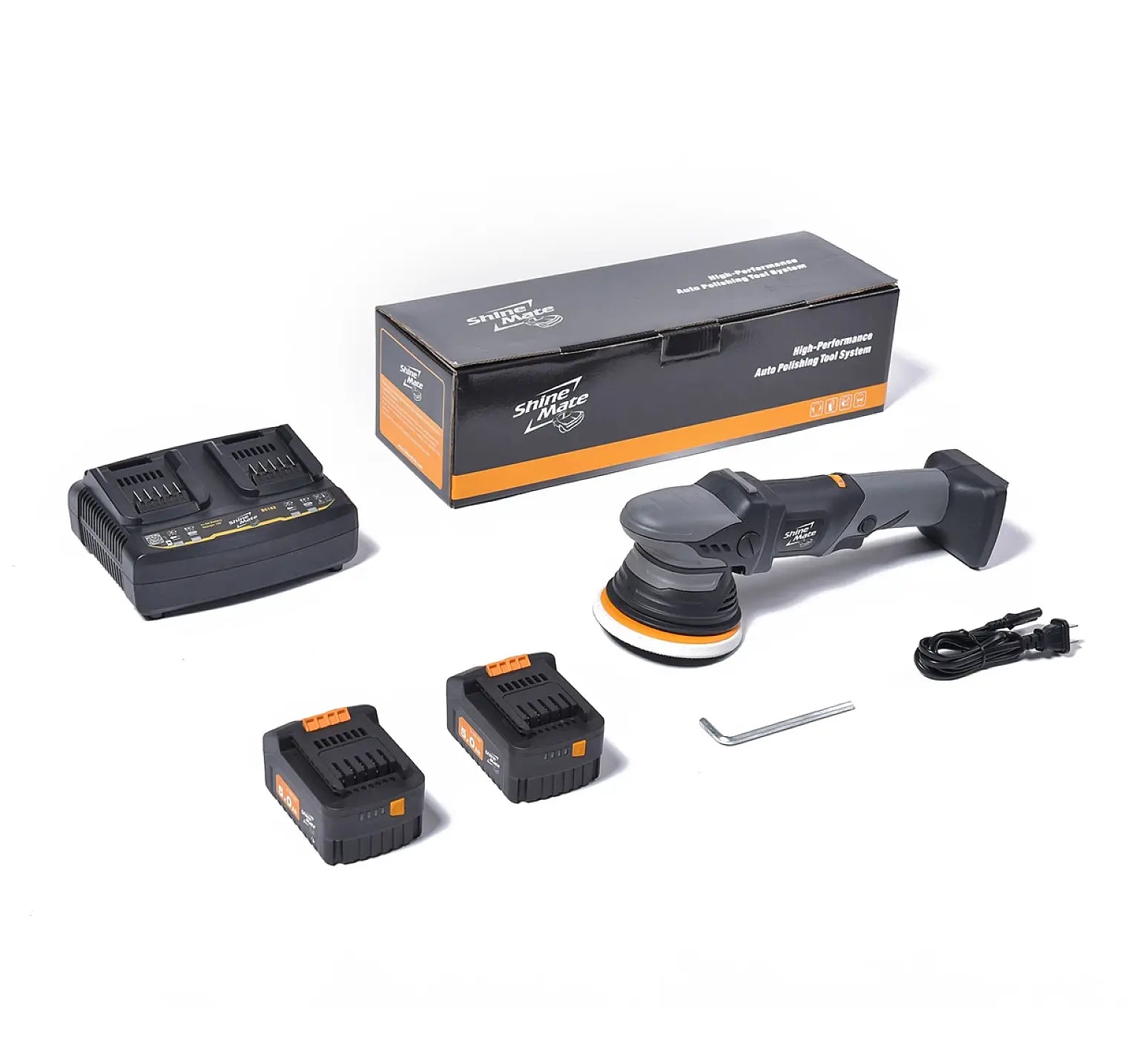 ShineMate EB351-5/15 15mm Cordless DA Polisher