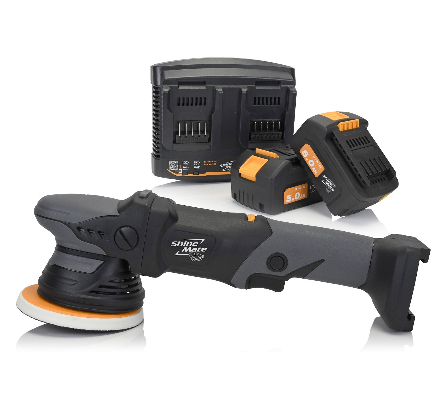 ShineMate EB351-5/15 15mm Cordless DA Polisher