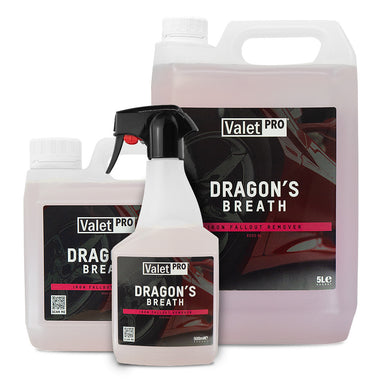 Valet Pro Dragon's Breath products on a white background