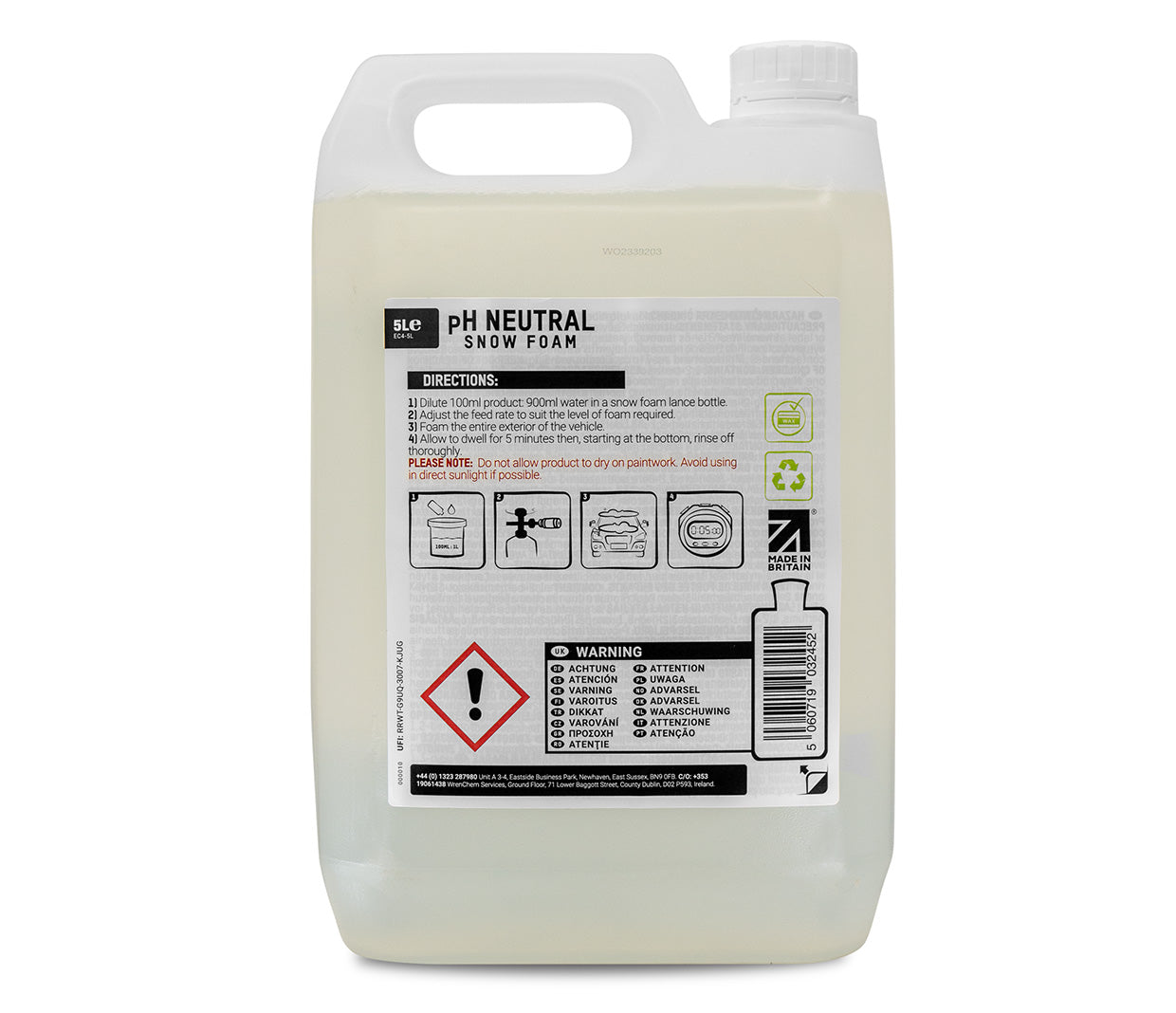ValetPro pH Neutral Snow Foam