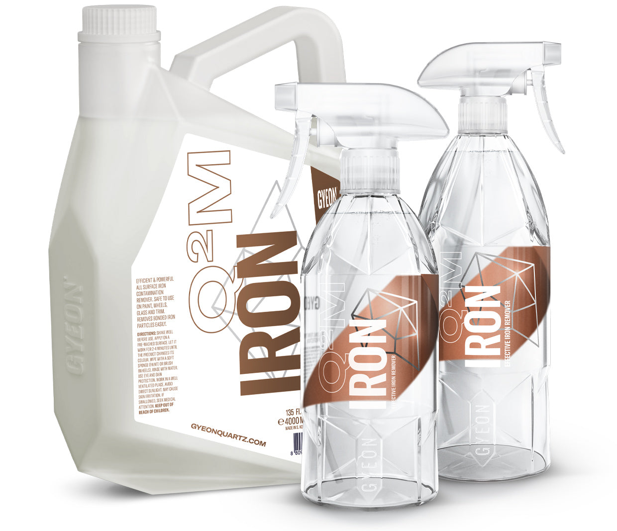 Detergente Per Cerchioni Gyeon Iron - Pulizia Profonda Contro Polvere Dei Freni E Sporco Ostinato (1000 Ml) - Foto 3